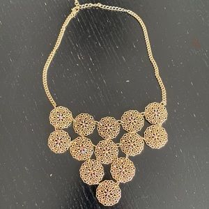 Sparkling adjustable choker necklace.